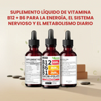 ¿Te sientes cansado todo el día? — recupera tu energía con vitamina B12+B6+B1 en gotas