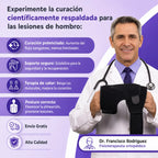 DILE ADIOS AL DOLOR DE HOMBRO — Con la Almohadilla Térmica de calor profundo para hombro.