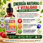 ¿Te sientes cansado todo el día? — recupera tu energía con vitamina B12+B6+B1 en gotas