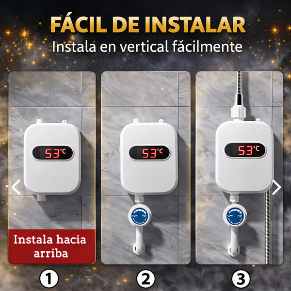 HeatGo™ • Calentador Eléctrico • Ahorro de energía • Incluye Todo